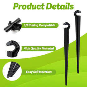 Copadri root-zone emitter positioning stake supports accurate drip placement.