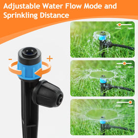 Copadri vortex sprayer emitter evenly waters beds and borders