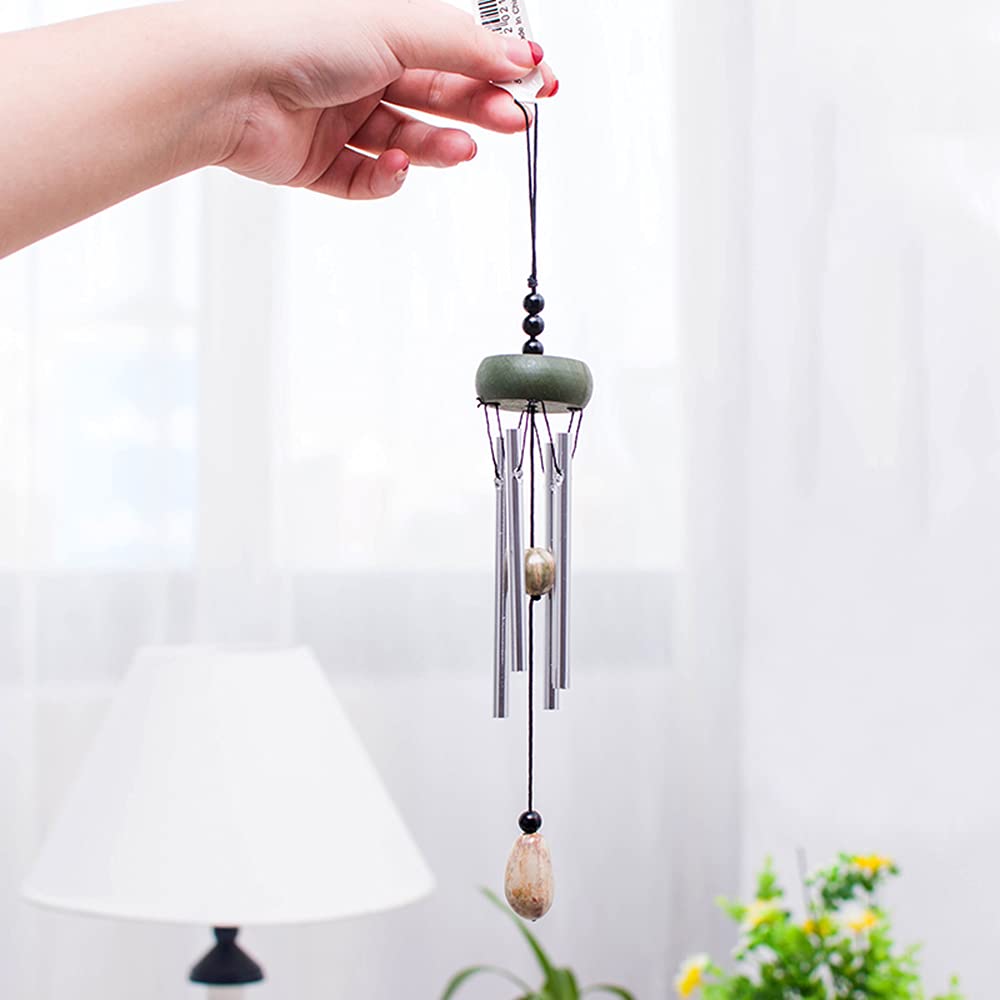 Nylon strings and hanging hardware on wind chime