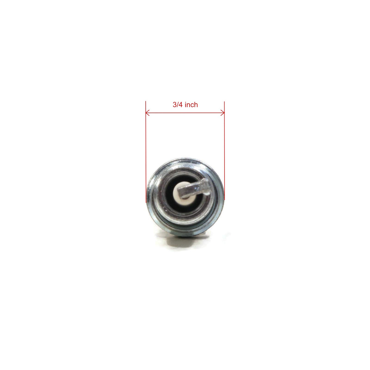 RC12YC spark plug threaded body shown for easy installation.