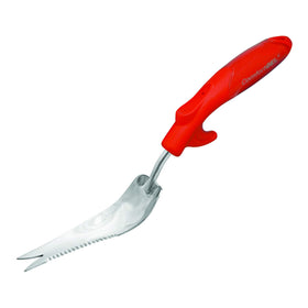 Corona CT 3254 ComfortGEL Weeder blade close-up highlighting the serrated edge for weed removal