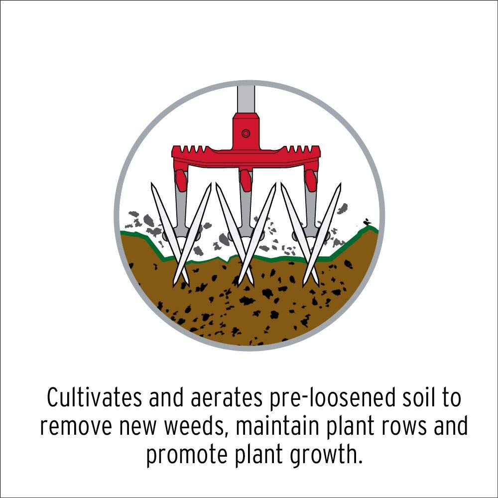 Corona DiscCULTIVATOR ergonomic design enhances comfort during gardening tasks.