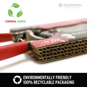 Corona DualCUT proves 1 inch capacity on robust stems.