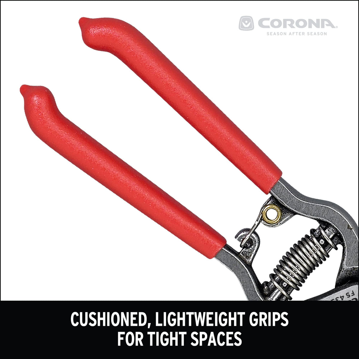 Ambidextrous design supports both hands on Corona FS-4350 thinning shears