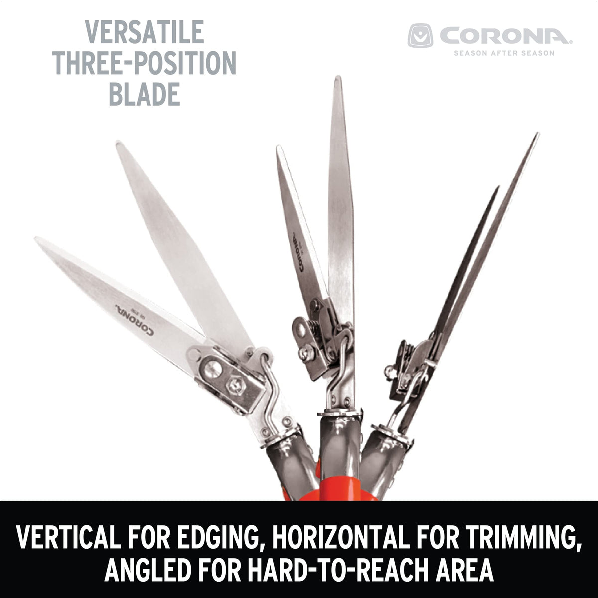 Corona GS 3750D swivel angled reach for hard-to-reach areas