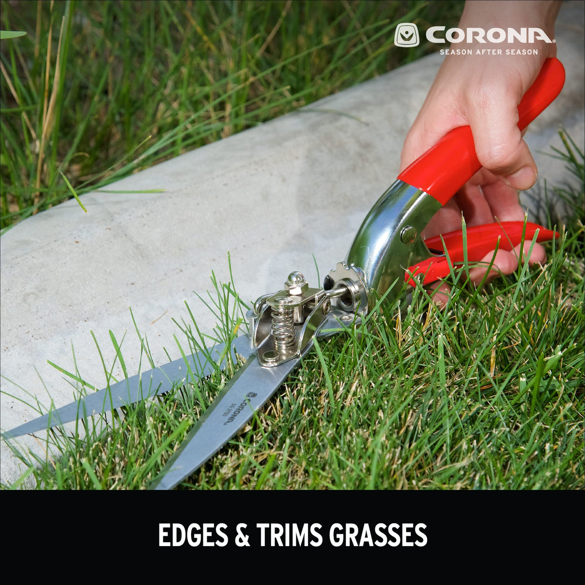 Corona GS 3750D thumb lock for quick blade adjustment