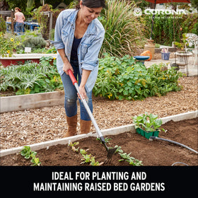 Corona GT 3244 cultivator tines loosen soil and mix compost for better beds