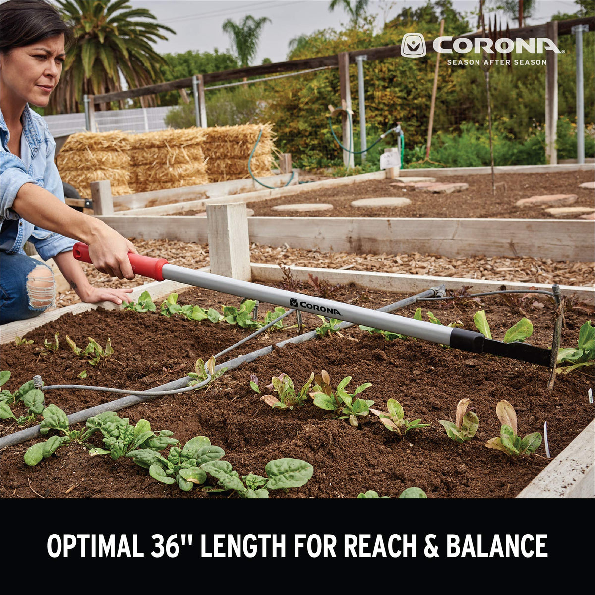 Corona GT 3244 durable steel construction stands up to tough soil and use
