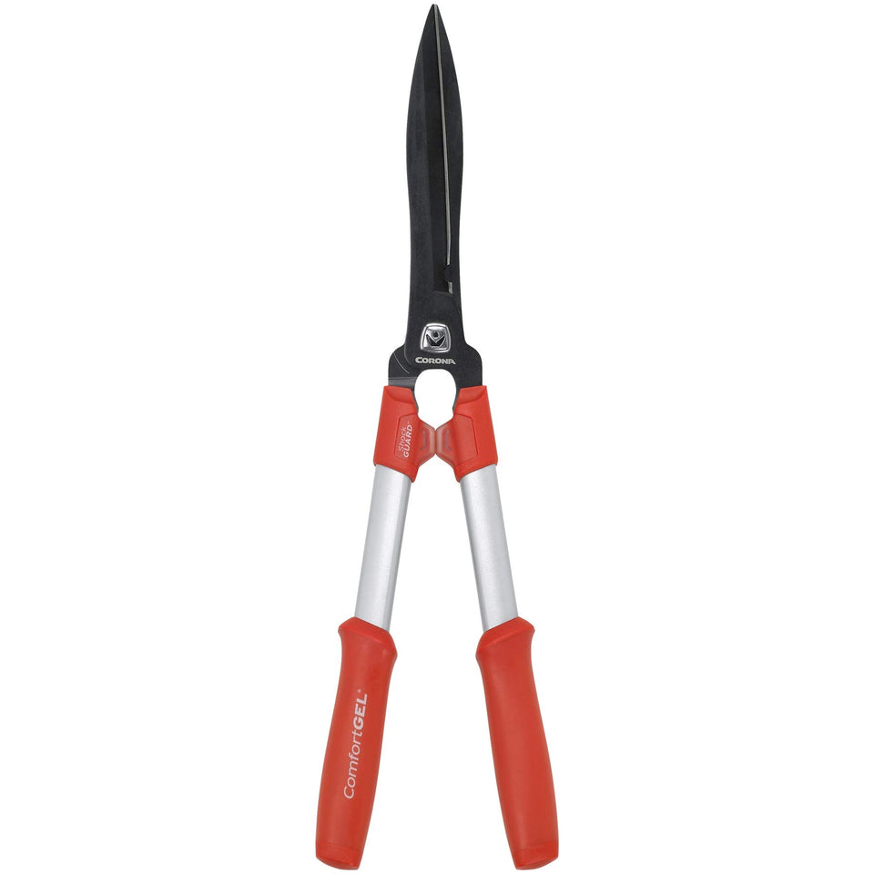 Corona HS3244 ComfortGEL hedge shear 9-inch blade close-up for precise trimming