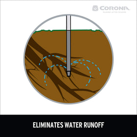 Corona RootIRRIGATOR setup for landscape plantings and beds.