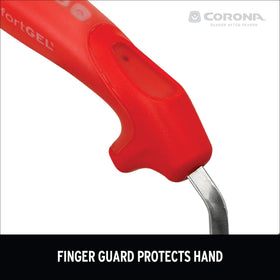 Corona Tools trowel easy-cleanup after use with smooth soil release.