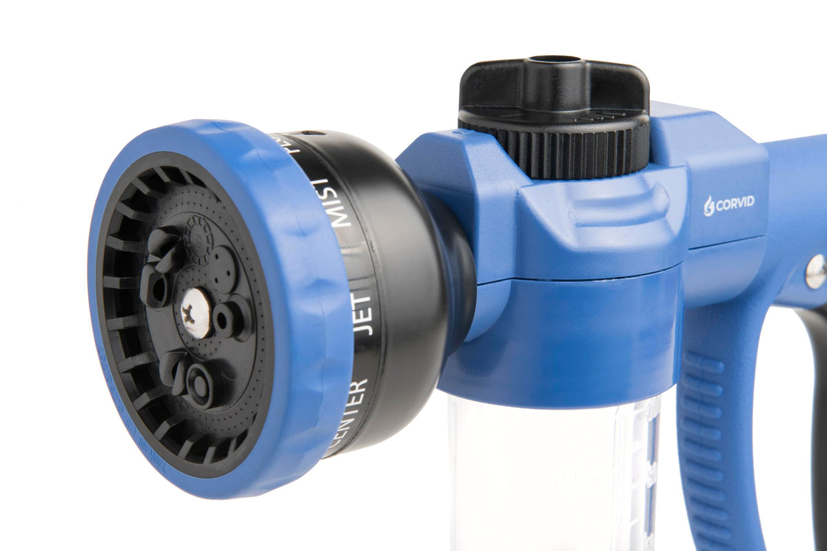 Corvid Premium ergonomic grip for comfortable long cleaning sessions