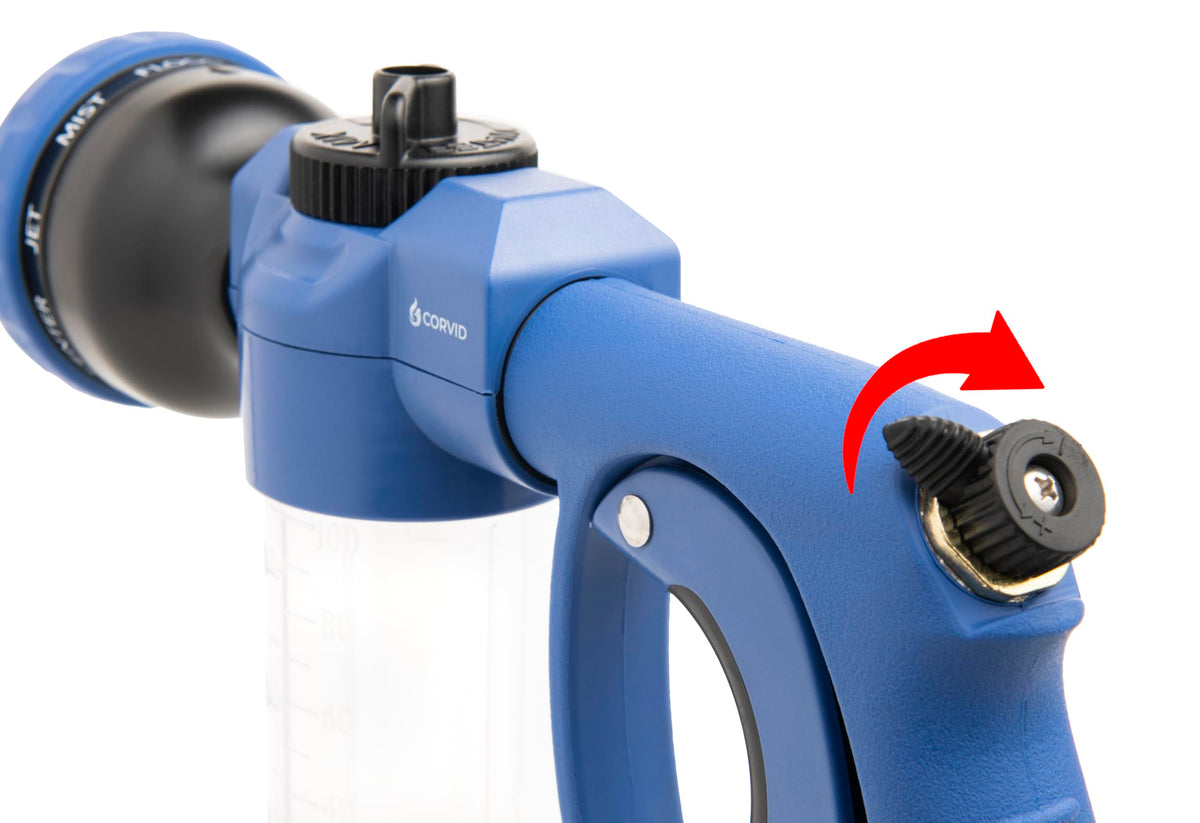 Corvid Premium leak-proof head ensuring reliable water flow