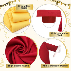Cosblank gold stoles complete the dignified finish for a celebratory lawn display.