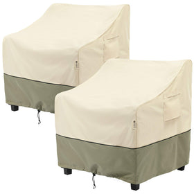 COSFLY outdoor chair cover close-up shows durable 600D fabric for long-lasting protection.