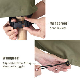 COSFLY vent design helps airflow to reduce condensation under the cover.