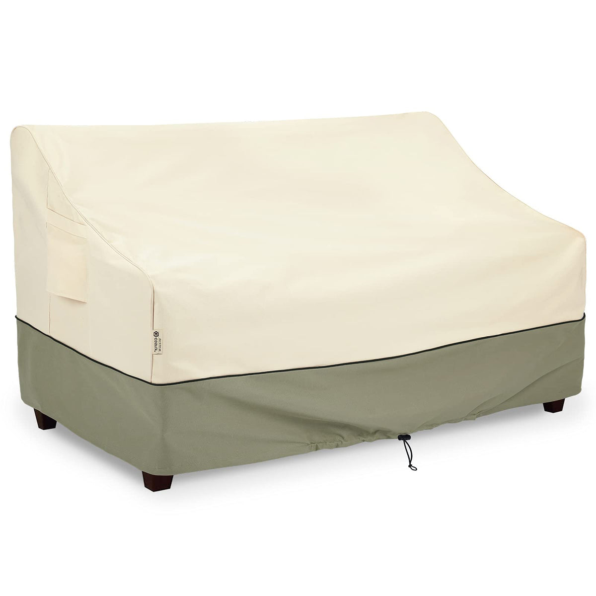 COSFLY patio sofa cover 3-seat waterproof top fabric protects against rain and sun.