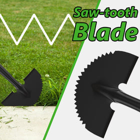 COSITA Edger with D-grip handle provides comfortable leverage for edging.