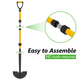 COSITA Edger used along sidewalks for clean, defined edges.