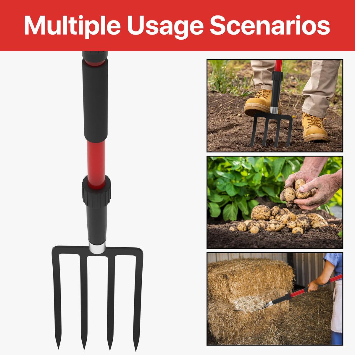 COSITA Pitch Fork ideal for backyard garden tasks and farm chores.