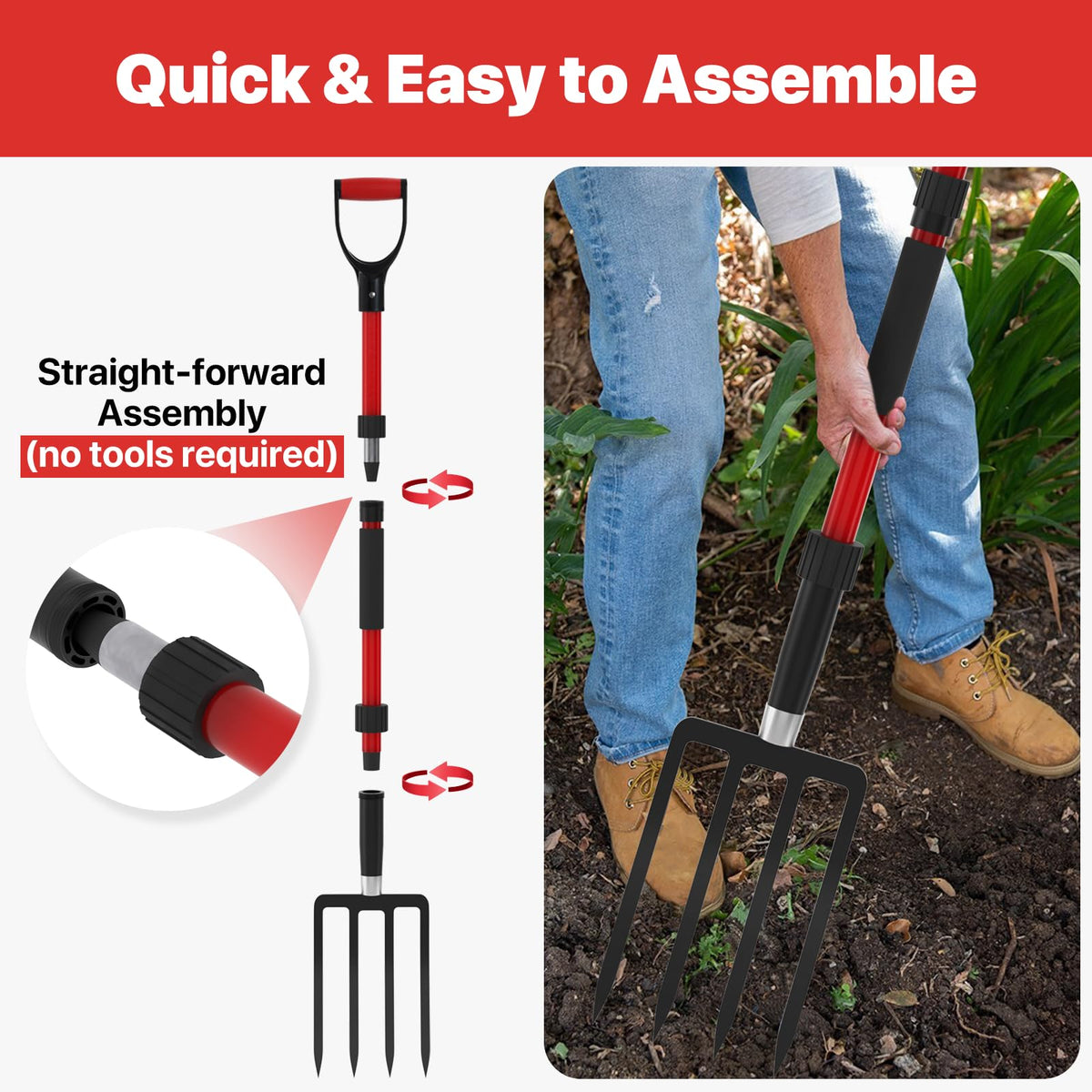 COSITA Pitch Fork designed to be durable and weather-resistant outdoors.