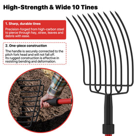 COSITA fork offers no-tools quick assembly and secure connections.