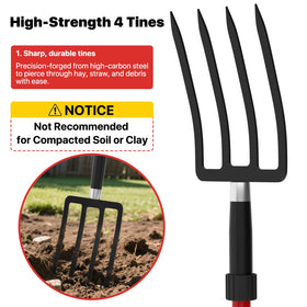 COSITA Pitch Fork in a multipurpose setup for garden tasks.