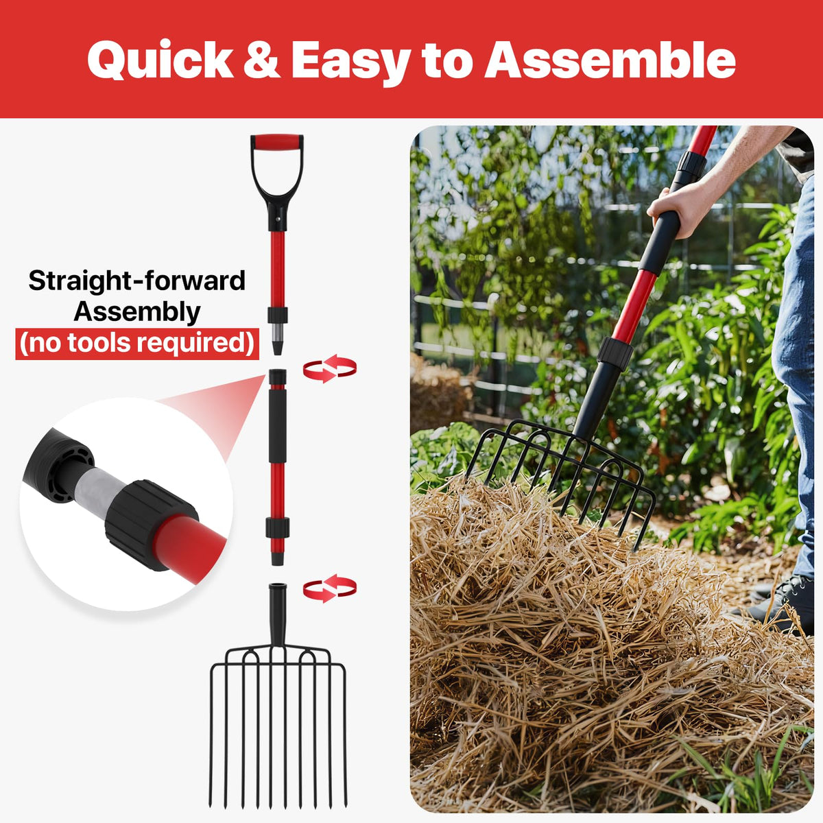 COSITA 5-pound fork balances strength with manageable weight.