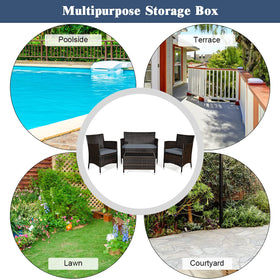 Costway versatile configuration options fit decks, patios, gardens, and poolside areas.