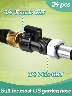 Cosweet ABS plastic valve durability close-up shows lightweight long-lasting watering aid