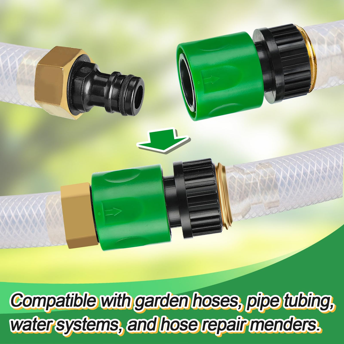 Cosweet couplers with clasps prevent accidental uncoupling during use.