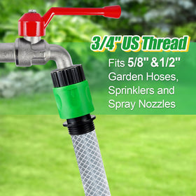 Cosweet male adapters ensure snug, leak-free hose joins.