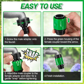 Cosweet included Teflon tape simplifies installation and seals threaded parts.