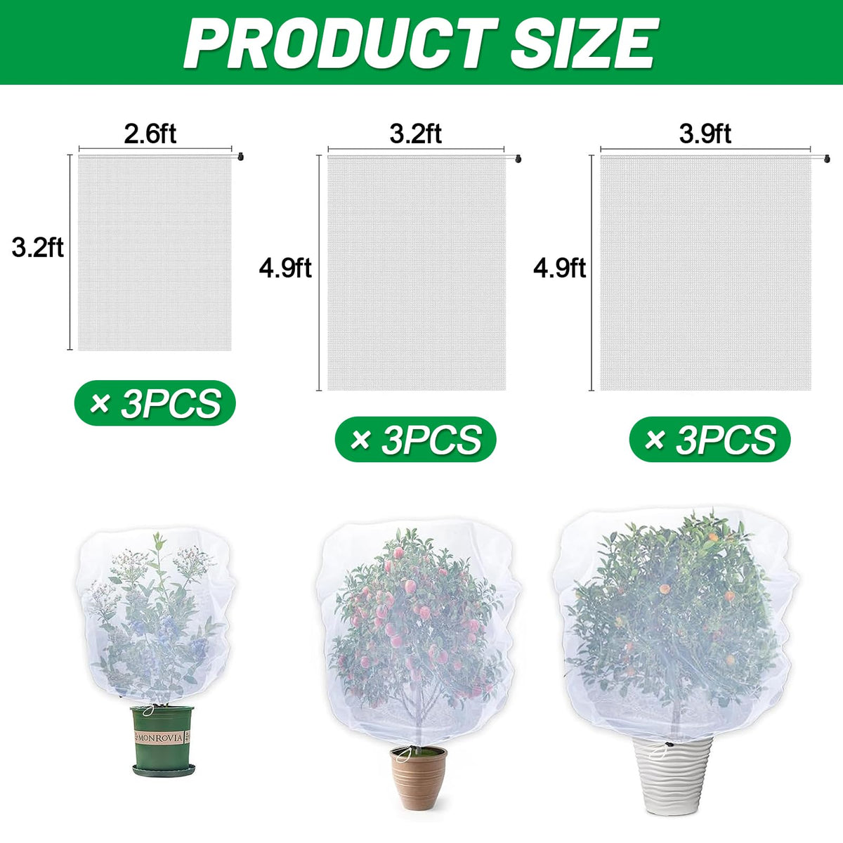Cosweet tomato protection netting guards vegetables while preserving airflow.