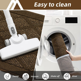 COSY HOMEER non-slip backing keeps mat in place on various floors