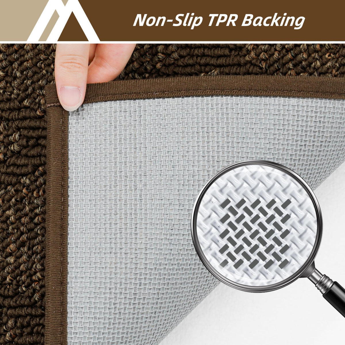 COSY HOMEER textured surface traps dirt for cleaner indoor floors