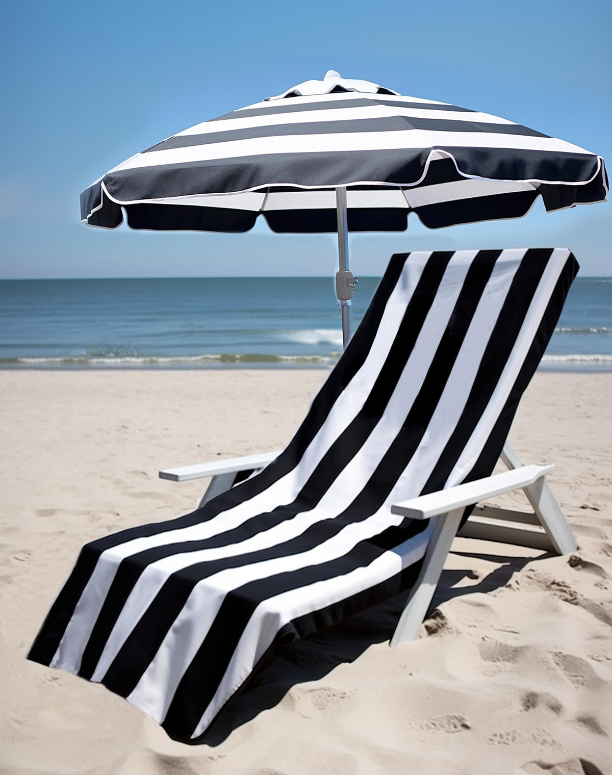 Cotton Craft cabana stripe adds timeless outdoor style.