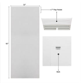 COTTON CRAFT oversized cover fits large lounge chairs up to 82 inches long.