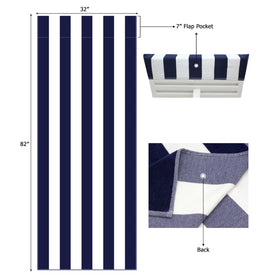 Cotton Craft oversized lounge cover measures 82x32 to fit large chairs.