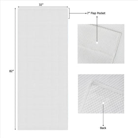 Cotton Craft oversized 32x82 lounge cover provides full chair coverage.