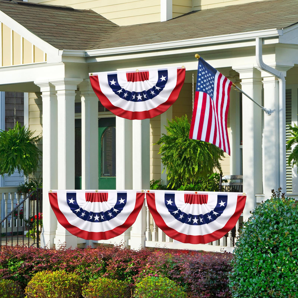 Couah fade-resistant flag colors stay bright under sun and rain.