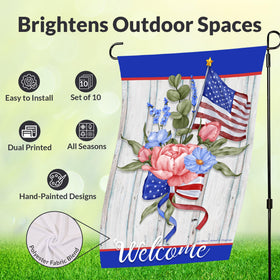 Country Charm Halloween flag design adds playful spookiness to your yard