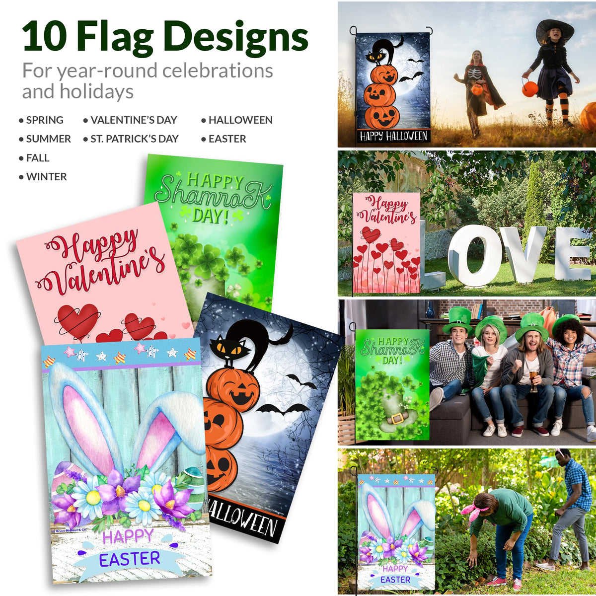Country Charm Winter design flag evokes seasonal charm in frosty yards