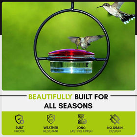 Couronne Co mosaic birds feeder highlights eco-friendly materials for a sustainable garden.