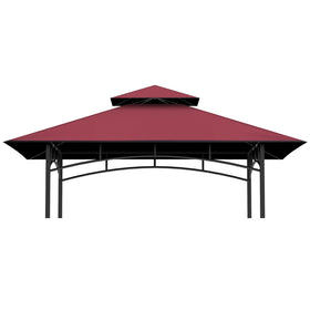 COVBOARD replacement top for 5x8 burgundy gazebo improves weather protection