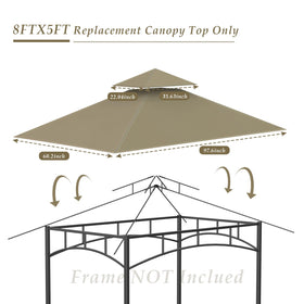 COVBOARD canopy corner-pocket design shows simple installation into gazebo pockets.