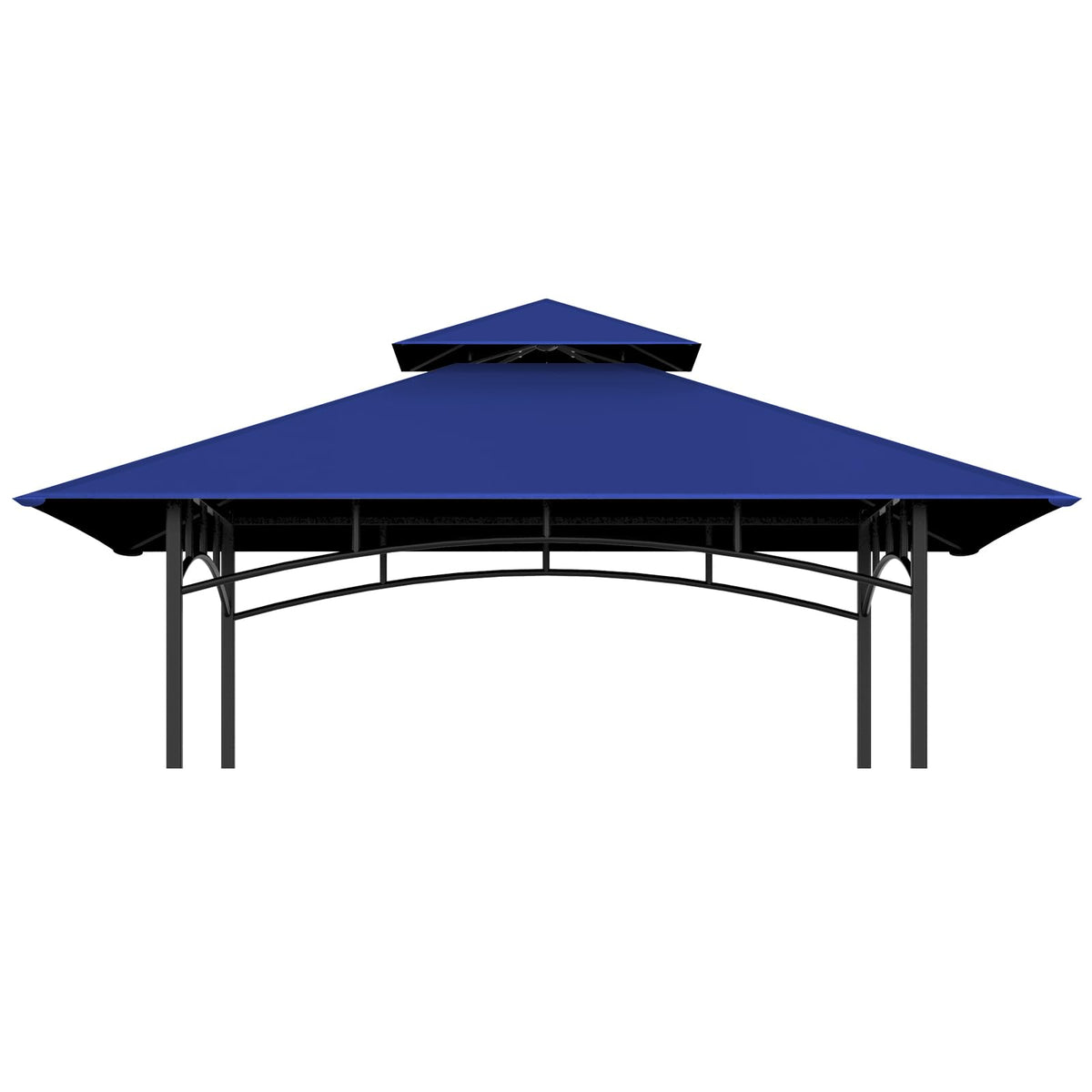 COVBOARD grill gazebo top cover in blue blocks rain and UV rays
