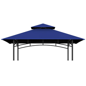 COVBOARD grill gazebo top cover in blue blocks rain and UV rays