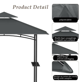 COVBOARD grill gazebo top corner pockets allow easy, secure installation