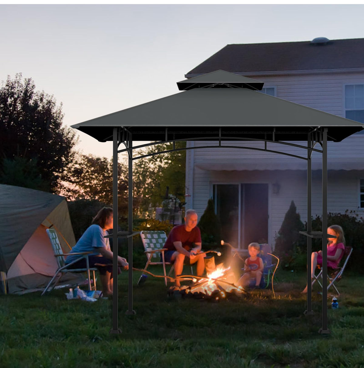 COVBOARD grill gazebo top ready-to-install replacement for your BBQ setup